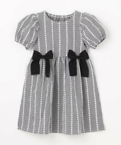 日本童裝 aF#a325 蝴蝶結連身裙 100-150cm 女童款 夏季 DRESSES 面試/宴會/表演