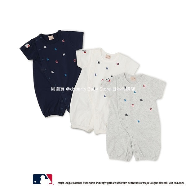 日本童裝 pe#main x MLB 2Way 連衣 50-70cm 男童款/女童款 初生嬰兒 夏季 Jumpsuit