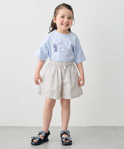 日本童裝 aF#a325 接觸冷感 休閒短褲 100-150cm 女童款 夏季 PANTS