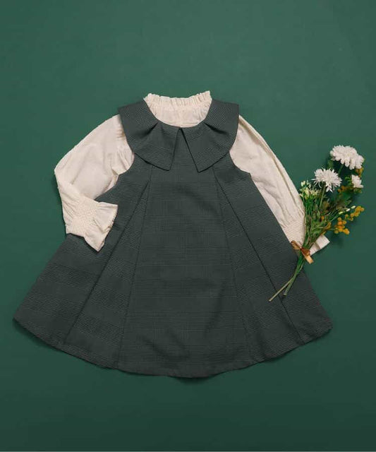 Japanese children's clothing BREEZE vest dress 90-130cm girls spring dresses for interviews/banquets/performances 