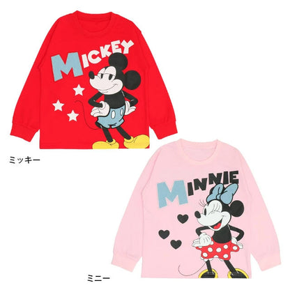 Japanese BDL x Disney long-sleeved tops (80-140cm) for boys and girls (spring/summer) 