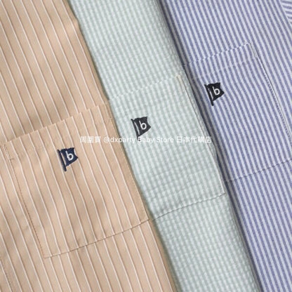 Japanese children's clothing b・R# casual shirt 100-150cm boys/girls spring and summer TOPS 