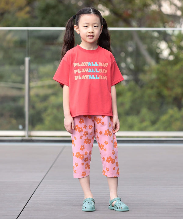 日本童裝 BE#AMS mini 防UV 吸水速乾 字母印花上衣 90-130cm 男童款/女童款 夏季 TOPS