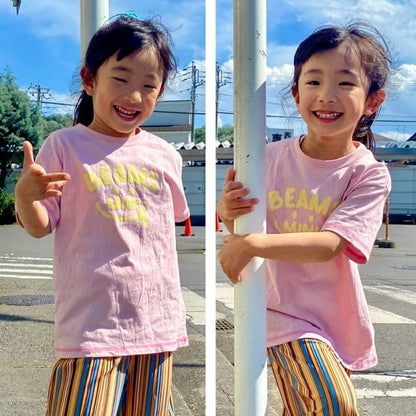 日本童裝 BE#AMS mini 微笑LOGO上衣 90-130cm 親子裝 男童款/女童款 夏季 TOPS