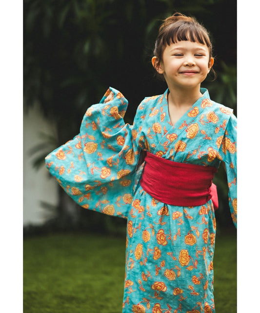 日本童裝 BE#AMS mini 日本浴衣 日本和服 90-140cm 女童款 夏季 DRESSES 日本夏祭慶典特輯
