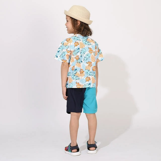 Japanese BDL x Disney parent-child print tops (80-150cm) for boys and girls (summer TOPS) 