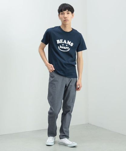 日本童裝 BE#AMS HEART 微笑LOGO上衣 S-XL 親子裝 大人款 夏季 TOPS