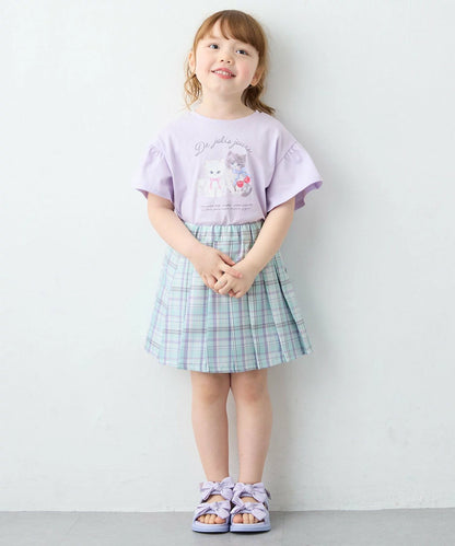 日本童裝 aF#a325 可愛動物印花上衣 90-150cm 女童款 夏季 TOPS