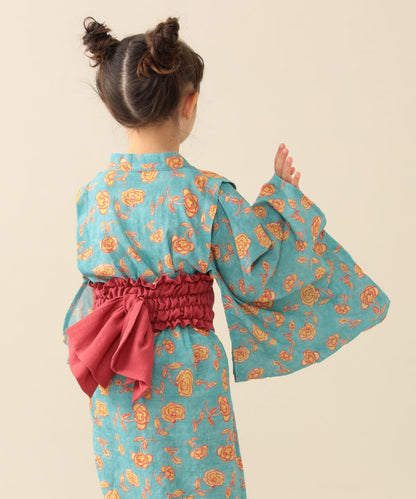 日本童裝 BE#AMS mini 日本浴衣 日本和服 90-140cm 女童款 夏季 DRESSES 日本夏祭慶典特輯