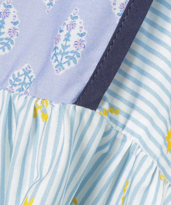 日本童裝 BE#AMS mini 民族風印花連身裙 90-140cm 女童款 夏季 DRESSES
