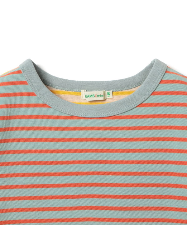 日本童裝 BE#AMS mini 條紋短袖上衣 90-140cm 女童款 夏季 TOPS