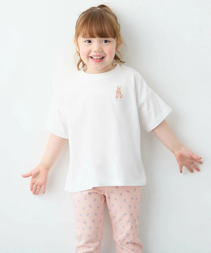 日本童裝 aF#a325 印花短袖上衣 90-150cm 女童款 夏季 TOPS