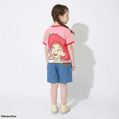 Japanese BDL x Disney parent-child print tops (80-150cm) for boys and girls (summer TOPS) 