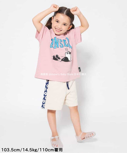 Japanese children's clothing BREEZE side pattern shorts 80-140cm boys/girls summer PANTS 