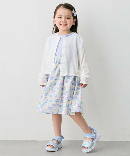 日本童裝 aF#a325 接觸冷感 薄外套 90-150cm 女童款 夏季 OUTERWEAR