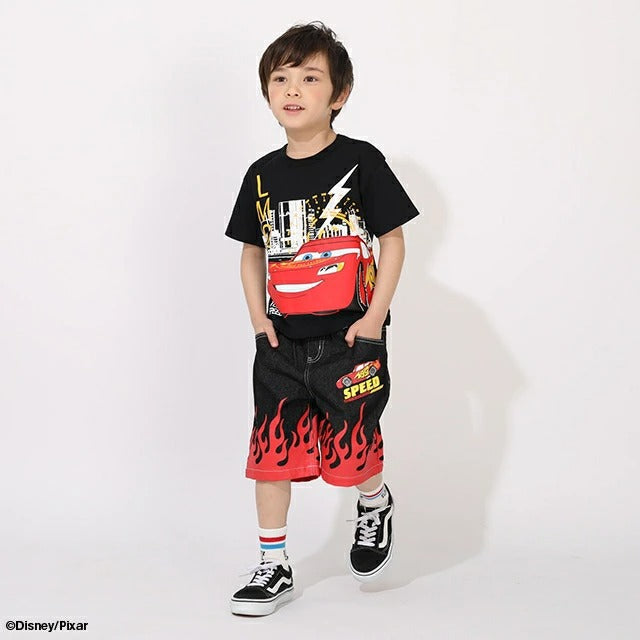 日本童裝 BDL x Disney Cars 夜光印花上衣 90-130cm 男童款 夏季 TOPS