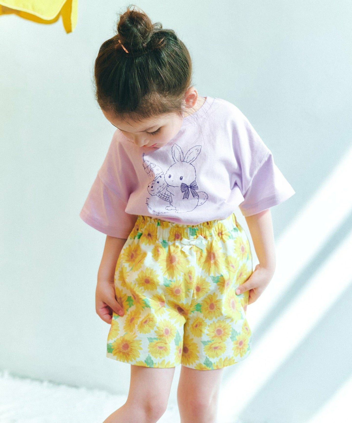 日本童裝 aF#a325 接觸冷感 休閒短褲 100-150cm 女童款 夏季 PANTS