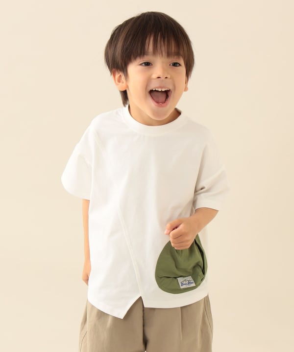 日本童裝 BE#AMS mini 吸水速乾 不規則上衣 90-150cm 男童款 夏季 TOPS