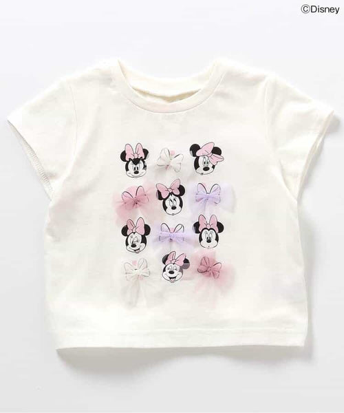 日本童裝 apres les cours × Disney 短袖上衣 80-140cm 女童款 春季 TOPS