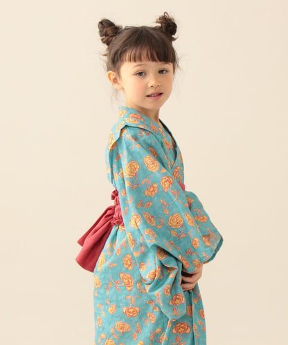 日本童裝 BE#AMS mini 日本浴衣 日本和服 90-140cm 女童款 夏季 DRESSES 日本夏祭慶典特輯