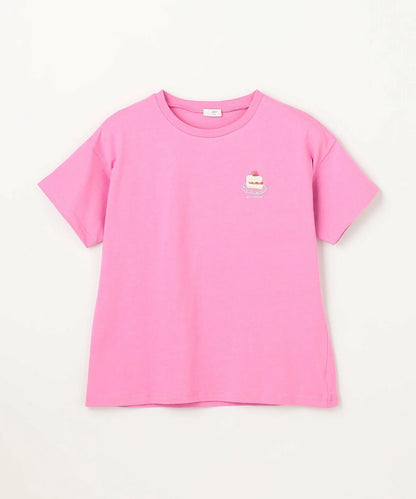 日本童裝 aF#a325 印花短袖上衣 90-150cm 女童款 夏季 TOPS