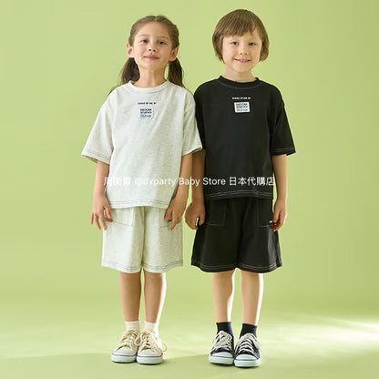 Japanese children's clothing b・R# water-absorbing quick-drying contact cool sports shorts 100-150cm boys'/girls' summer PANTS 