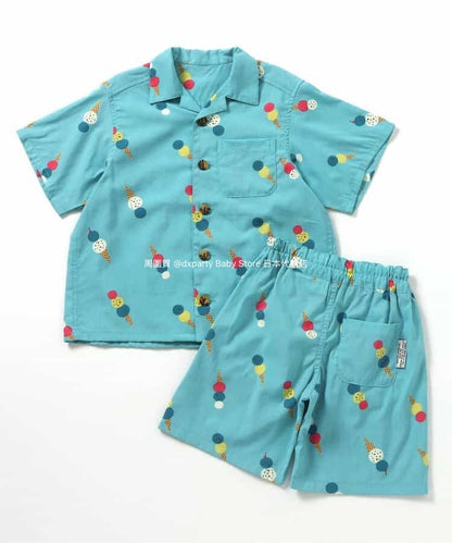 BREEZE Summer Shirt Two-Piece Set (80-140cm) for Boys (Summer TOPS PANTS) 