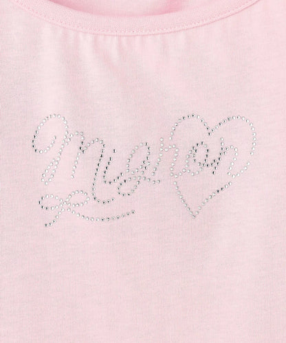 日本童裝 aF#a325 蝴蝶結肩袖上衣 110-160cm 女童款 夏季 TOPS