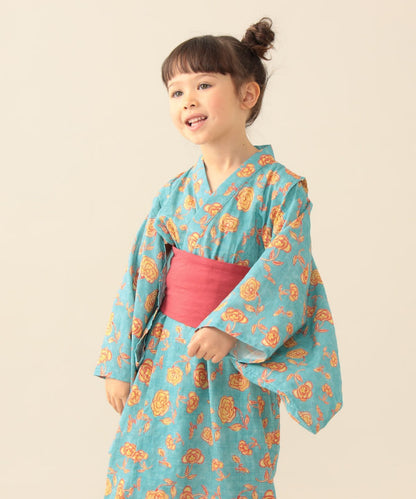 日本童裝 BE#AMS mini 日本浴衣 日本和服 90-140cm 女童款 夏季 DRESSES 日本夏祭慶典特輯