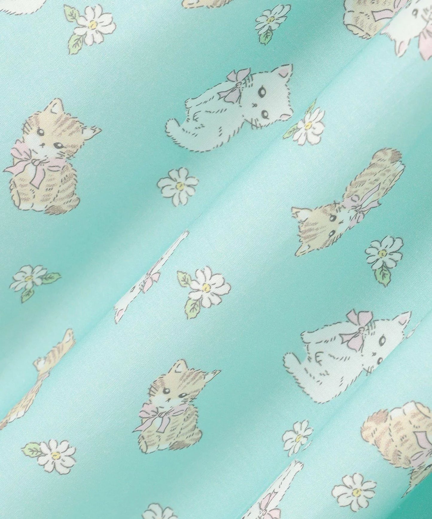 日本童裝 aF#a325 接觸冷感 全印花連身裙 90-140cm 女童款 夏季 DRESSES