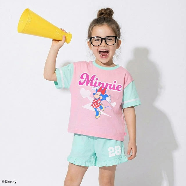 Japanese BDL x Disney parent-child print tops (80-150cm) for boys and girls (summer TOPS) 