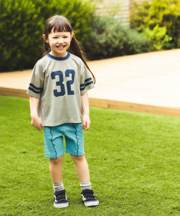 日本童裝 BE#AMS mini  五分長緊身褲 80-130cm 男童款/女童款 夏季 PANTS