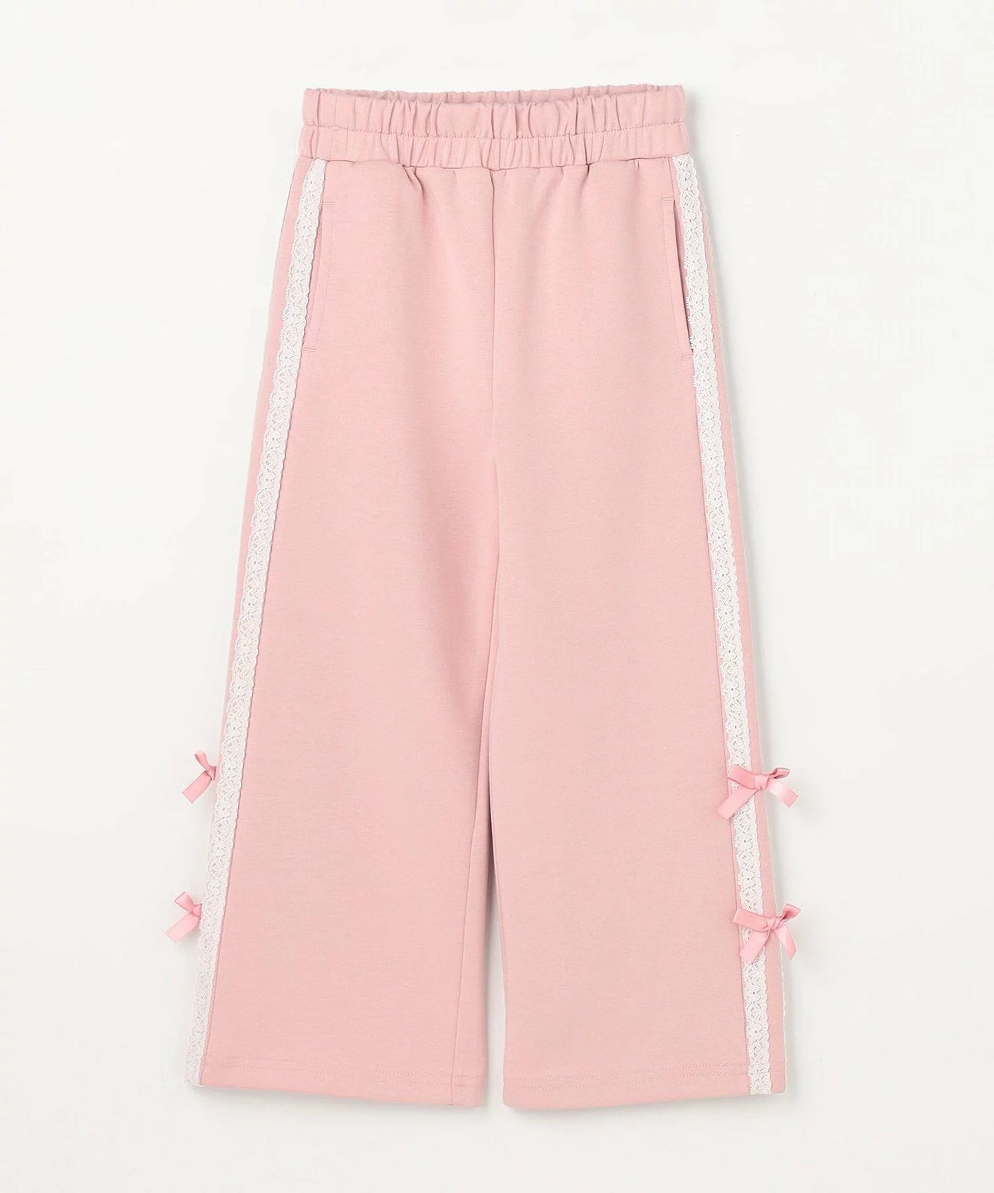 日本童裝 aF#a325 吸水速乾 蕾絲蝴蝶結運動褲 110-130cm 女童款 夏季 PANTS