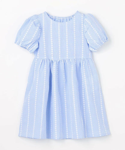 日本童裝 aF#a325 蝴蝶結連身裙 100-150cm 女童款 夏季 DRESSES 面試/宴會/表演
