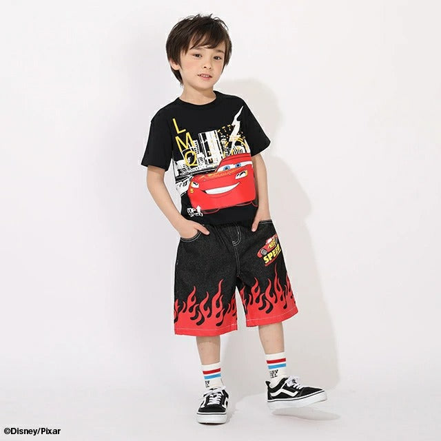 日本童裝 BDL x Disney Cars 夜光印花上衣 90-130cm 男童款 夏季 TOPS