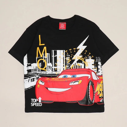 日本童裝 BDL x Disney Cars 夜光印花上衣 90-130cm 男童款 夏季 TOPS