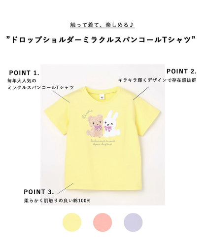 日本童裝 aF#a325 珠片印花上衣 100-150cm 女童款 夏季 TOPS