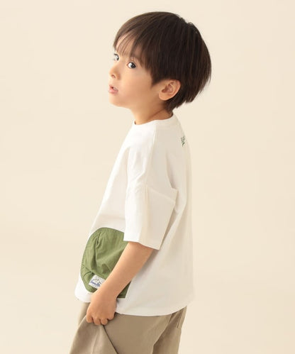 日本童裝 BE#AMS mini 吸水速乾 不規則上衣 90-150cm 男童款 夏季 TOPS
