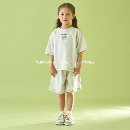 Japanese children's clothing b・R# water-absorbing quick-drying contact cool sports shorts 100-150cm boys'/girls' summer PANTS 