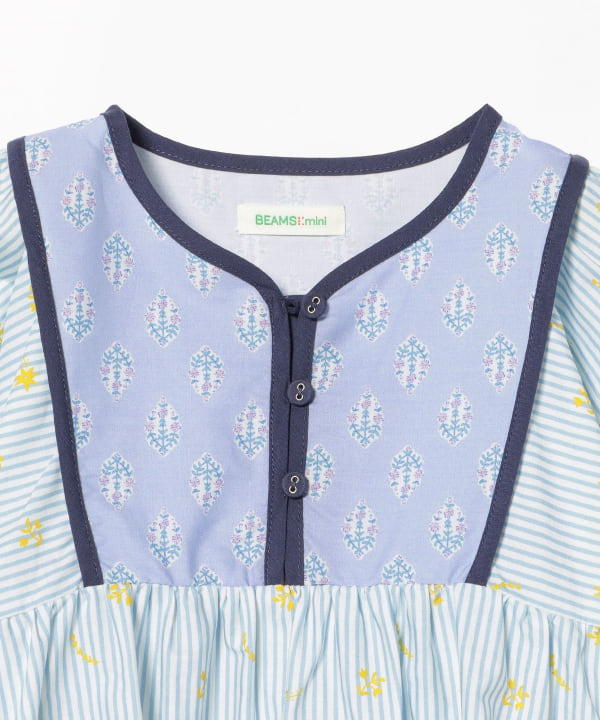 日本童裝 BE#AMS mini 民族風印花連身裙 90-140cm 女童款 夏季 DRESSES