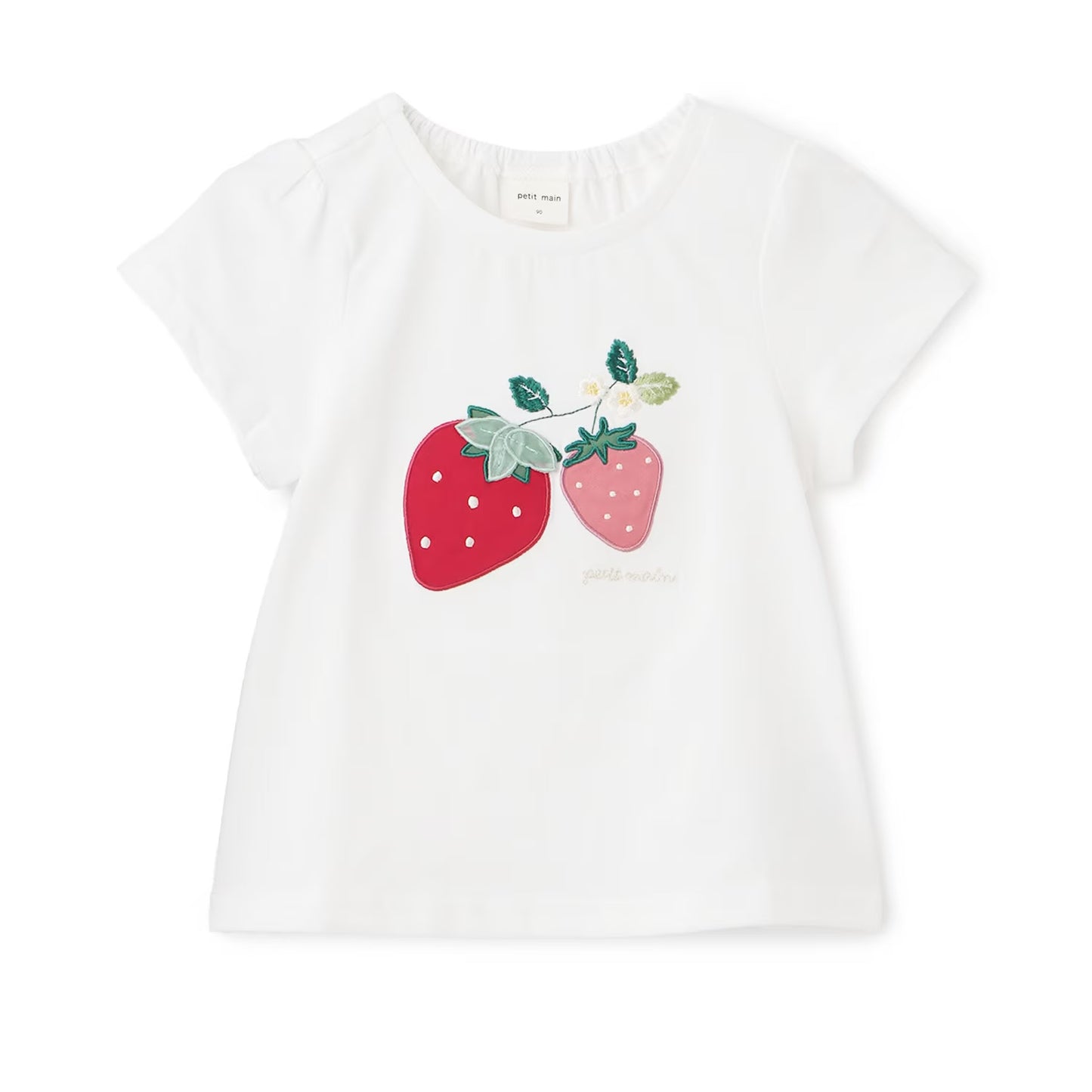 日本童裝 pe#main 貼花圖案上衣 80-130cm 女童款 夏季 TOPS