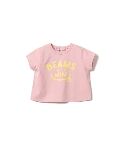 日本童裝 BE#AMS mini 微笑LOGO上衣 70-80cm 親子裝 男童款/女童款 初生嬰兒 夏季 TOPS