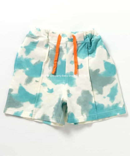 Japanese children's clothing BREEZE tie-dye shorts 90-150cm boys'/girls' summer PANTS 