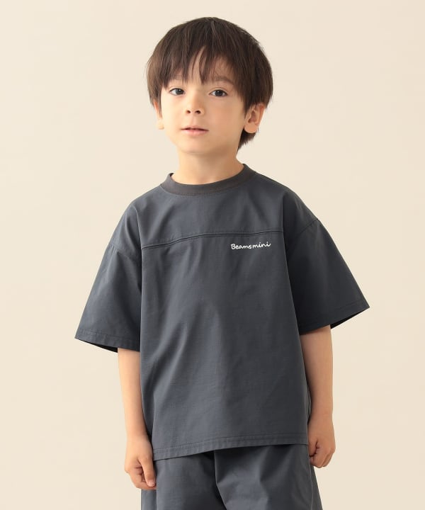 日本童裝 BE#AMS mini 防UV 水陸兩用 吸水速乾 logo字母上衣 90-130cm 男童款 TOPS 夏季 夏日玩水泳衣特輯