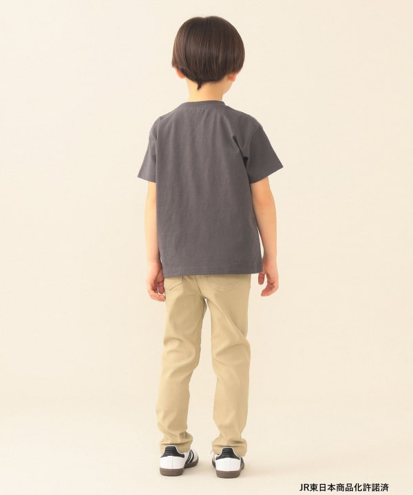 日本童裝 BE#AMS mini JR 在来線 印花上衣 90-140cm 男童款 夏季 鐵路系列 TOPS【日本預訂：2026年06月下旬】