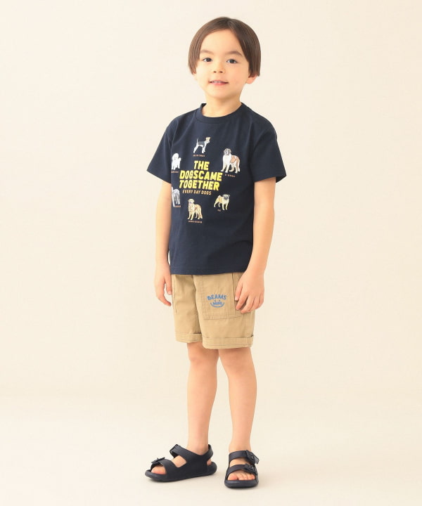 日本童裝 BE#AMS mini 微笑logo短褲 90-140cm 男童款/女童款 夏季 PANTS