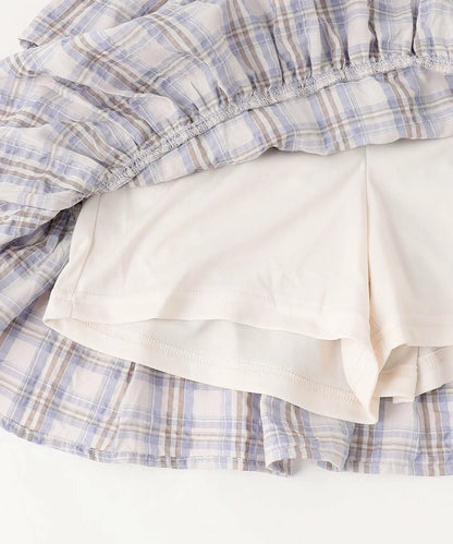 日本童裝 aF#a325 格紋短裙 110-160cm 女童款 夏季 SKIRTS