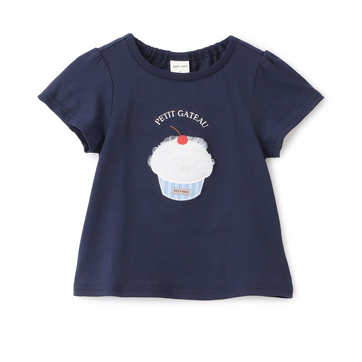 日本童裝 pe#main 貼花圖案上衣 80-130cm 女童款 夏季 TOPS