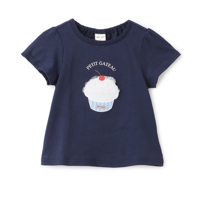 日本童裝 pe#main 貼花圖案上衣 80-130cm 女童款 夏季 TOPS