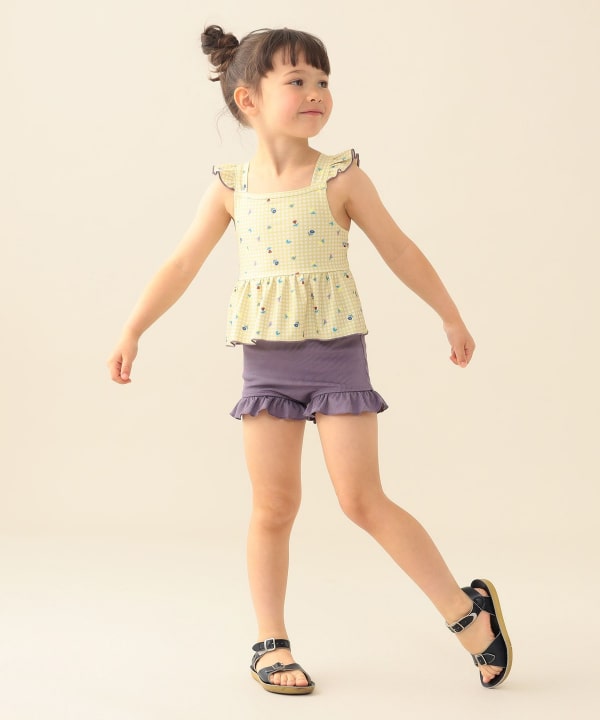 日本童裝 BE#AMS mini 泳衣兩件套裝 100-130cm 女童款 夏季 夏日玩水泳衣特輯
